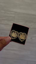 HK Rolex Heart stud