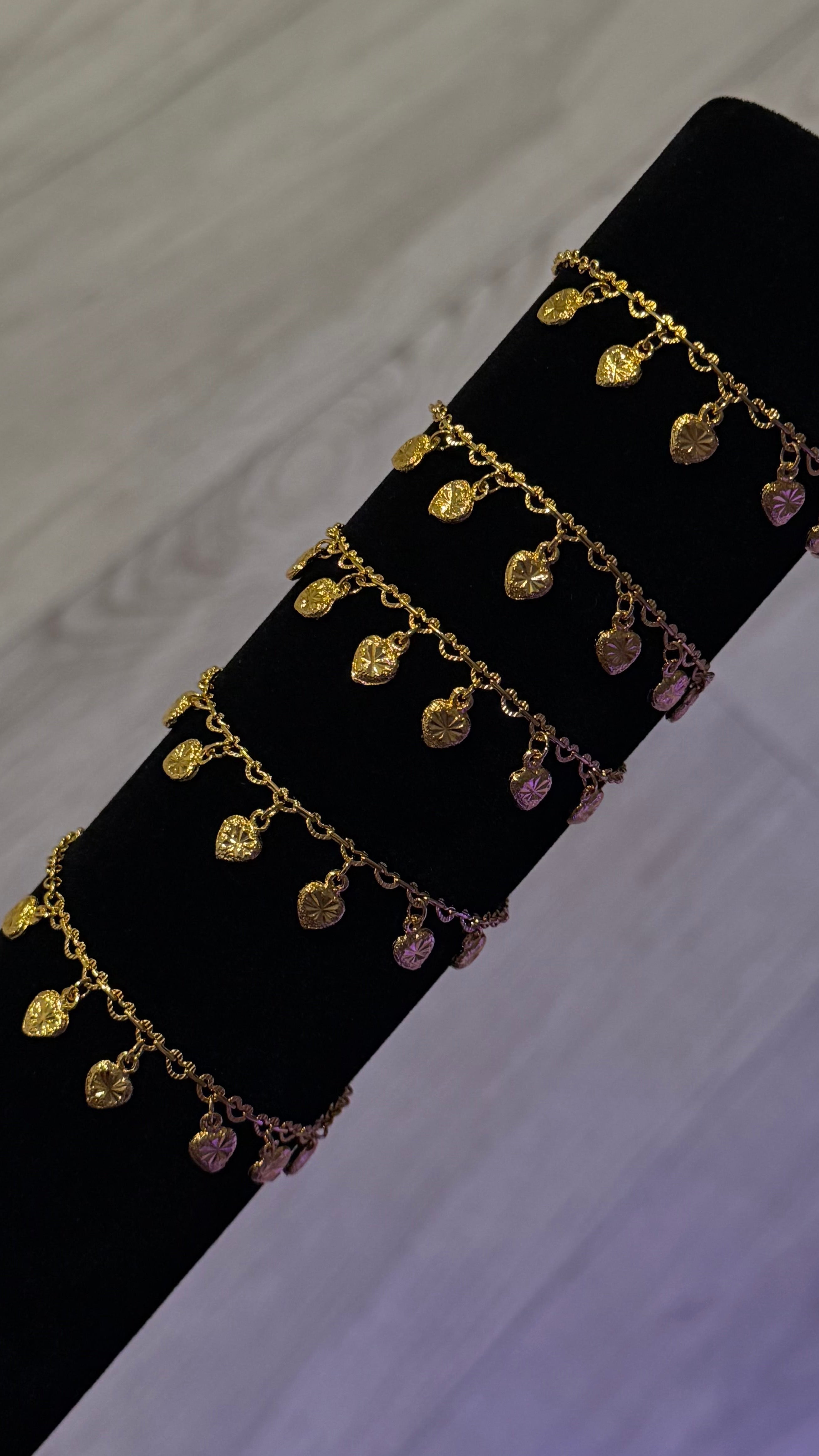Heart Anklets