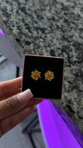 24k Lotus Bloom Studs
