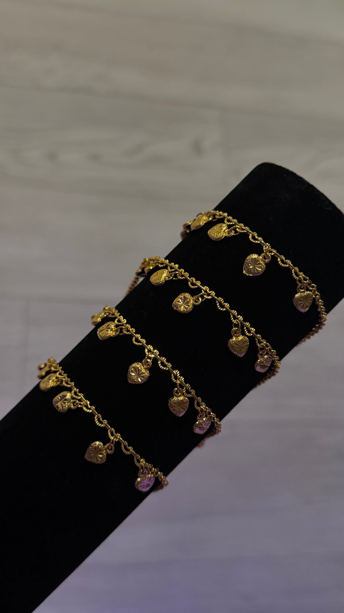 Heart Anklets