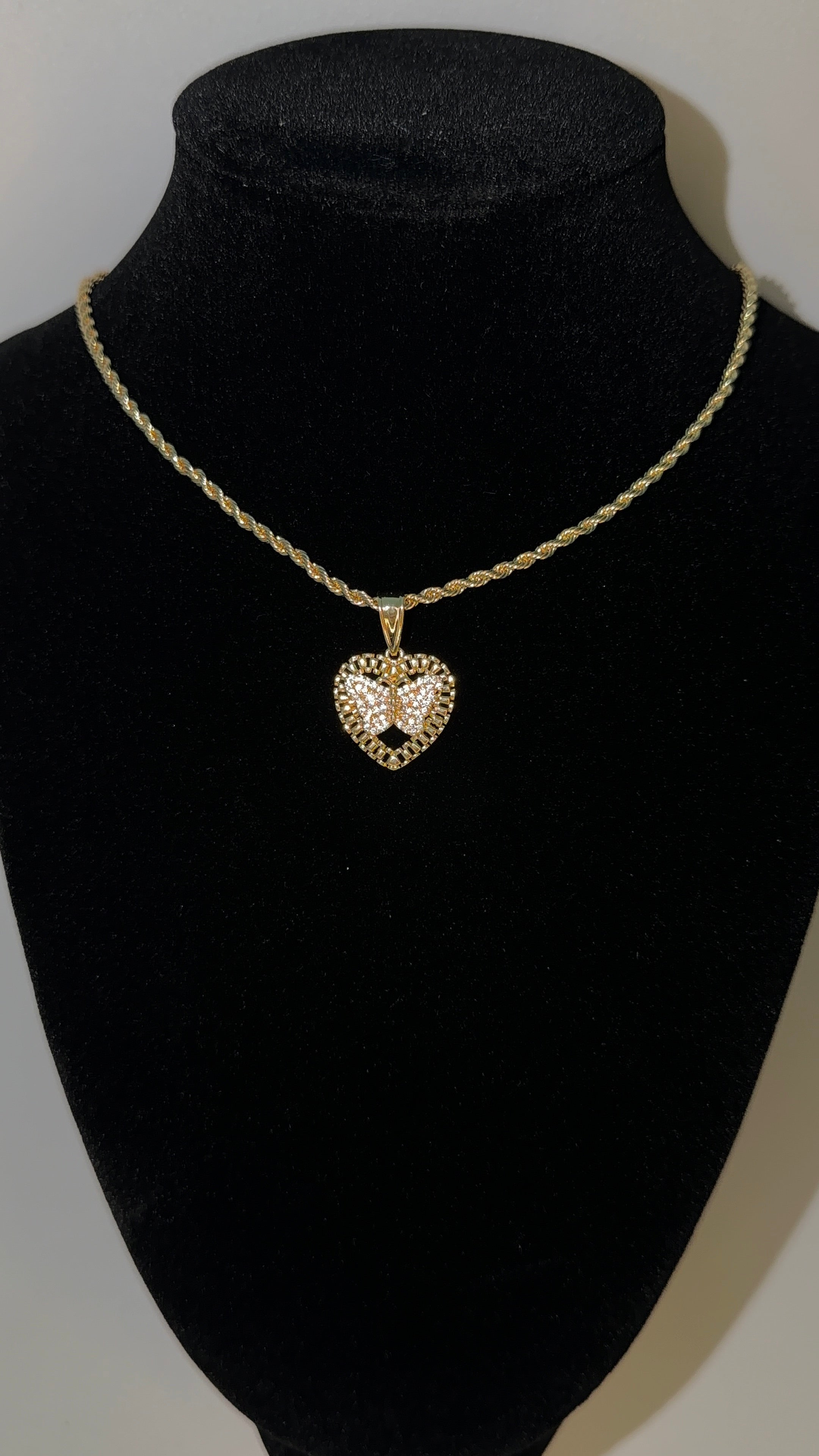 Butterfly Heart Rolex Necklaces