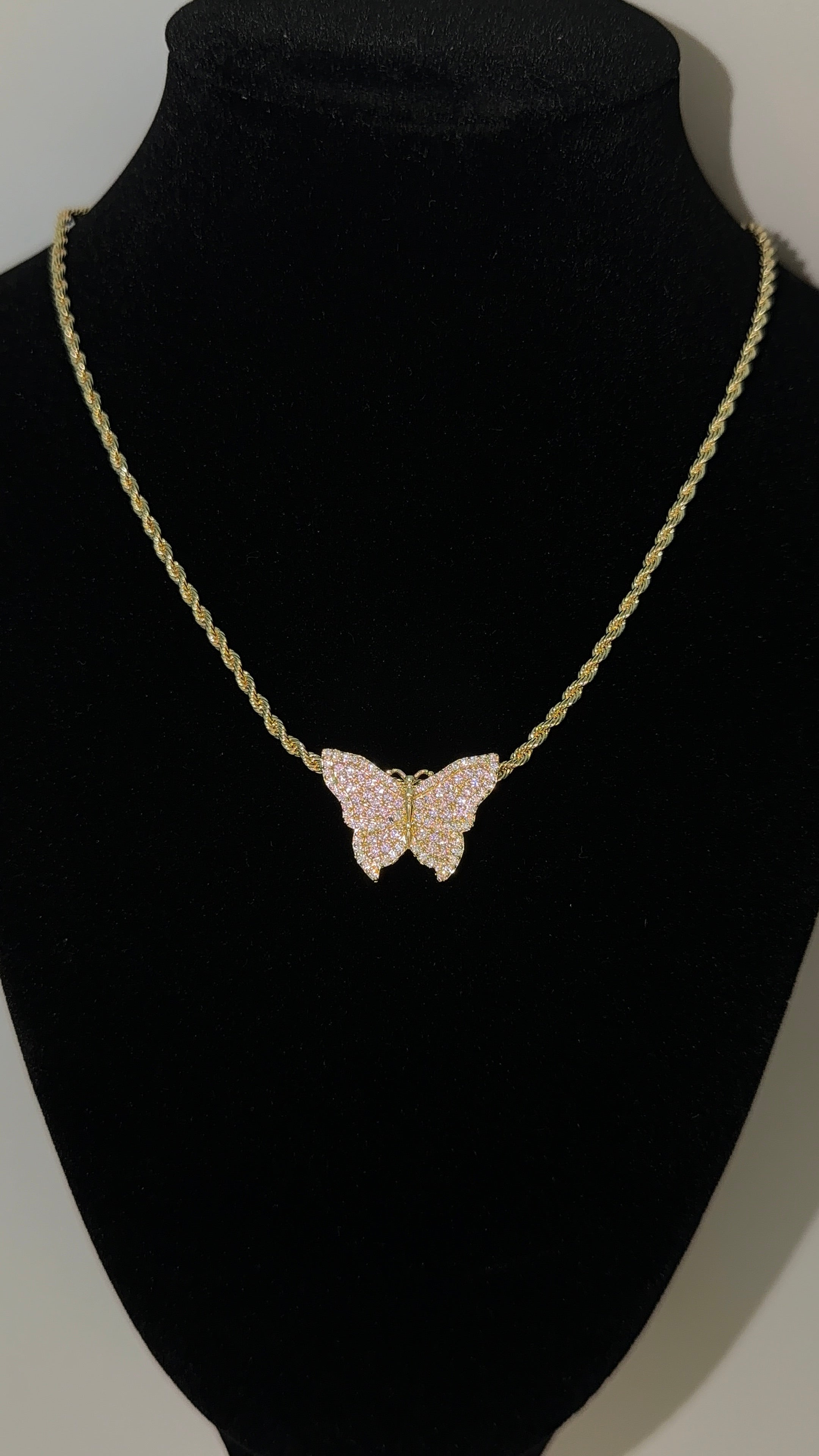 3D Butterfly Necklace