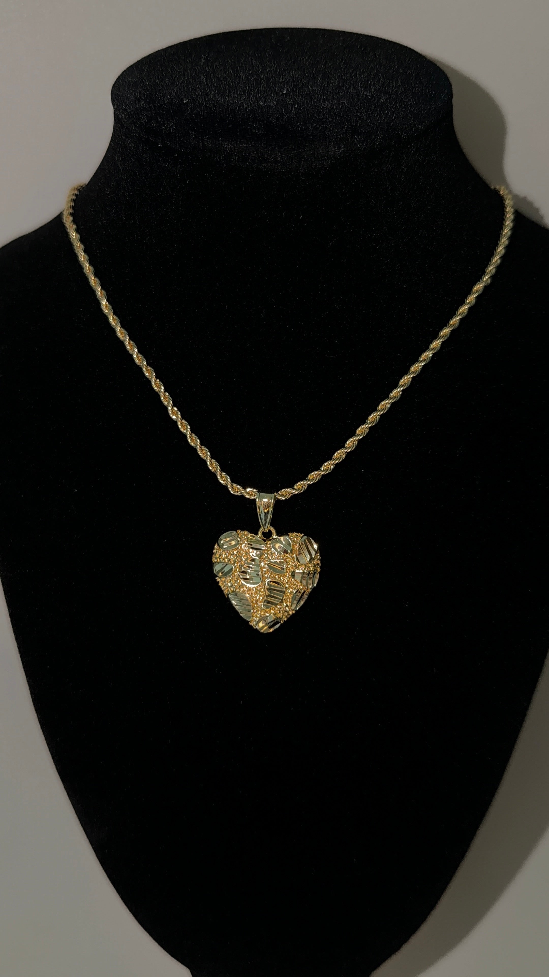 Heart Nugget Necklace